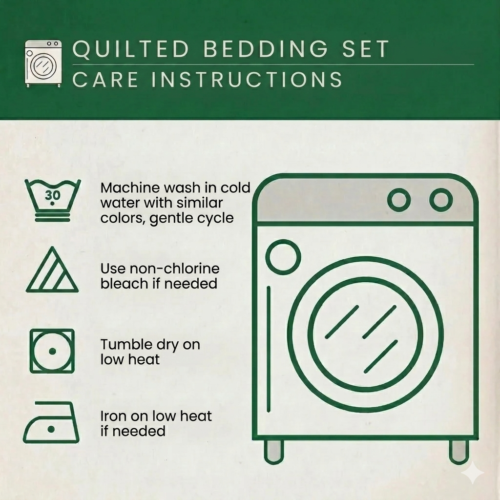 Cozy Cabin 3-Piece Quilted Bedding Set