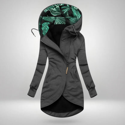 Women’s Long Hooded Quilted Coat