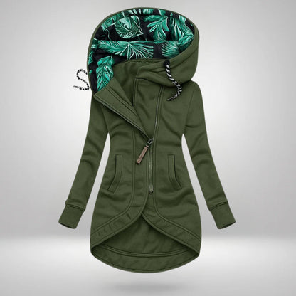 Women’s Long Hooded Quilted Coat