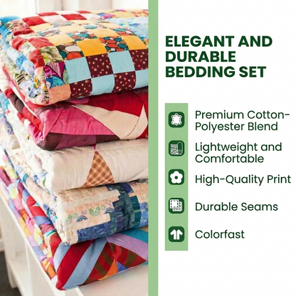 Sunflower Dream 3-Piece Quilted Bedding Set