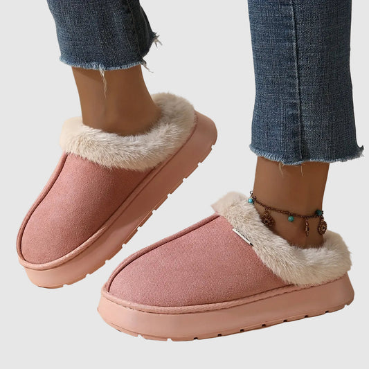 Mariette™ | Warm Plush Collar Slippers
